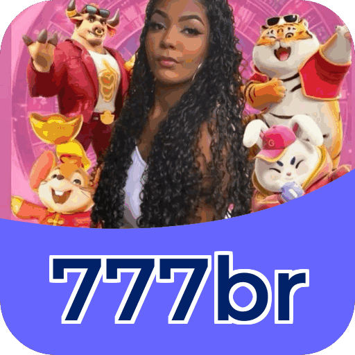 Interface do aplicativo 777br mostrando jogos disponíveis no iOS e Android
